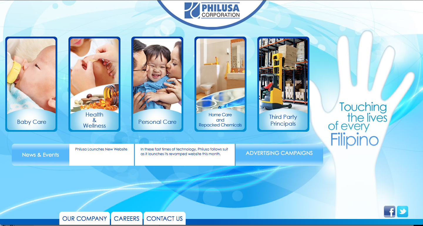 Philusa<br>Corporate Website